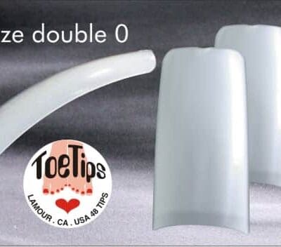 Lamour Toe Tip Natural 00 (50pcs/bag)