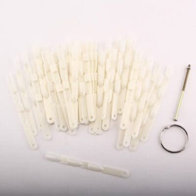3 Side Tips With Ring Natural (50pcs)
