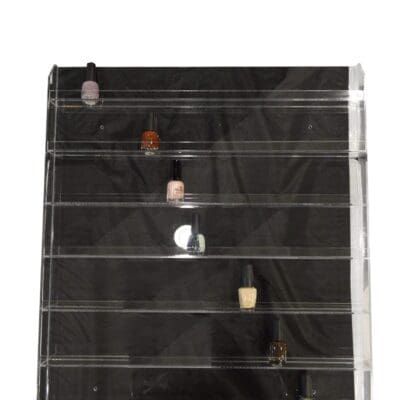 Clear Wall Polish Rack Display Hold 184