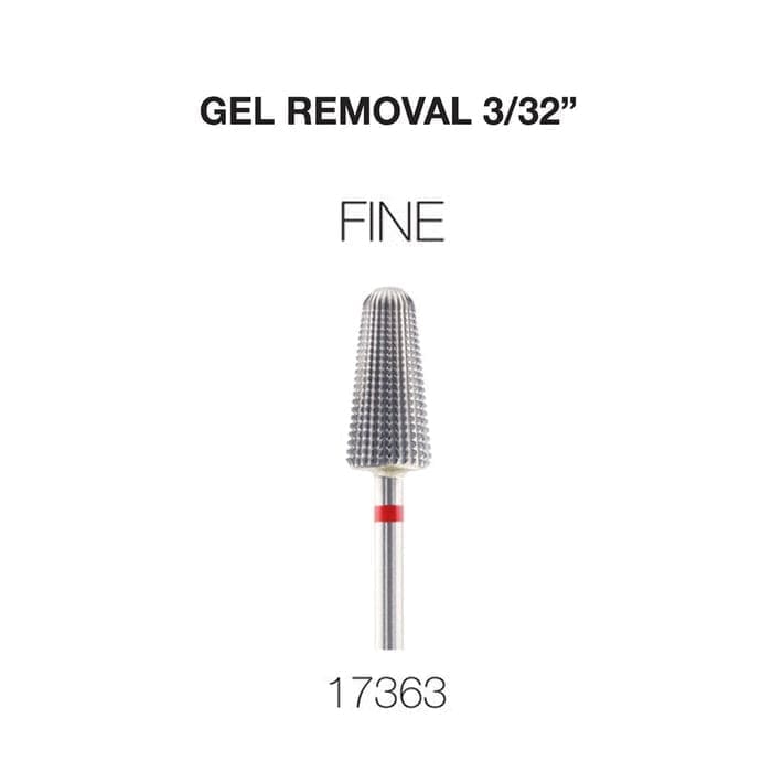 Image of a fine grit, Cre8tion 2-Way Carbide Tornado Bit 3/32" Gel Removal with product code 17363.