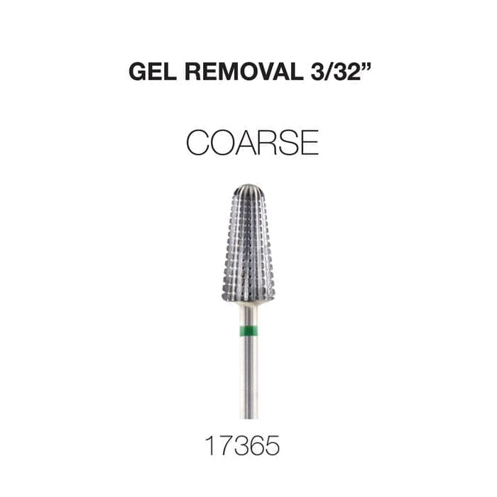 Image of a Cre8tion 2-Way Carbide Tornado Bit 3/32" Gel Removal used for gel removal, labeled with item number 17365.
