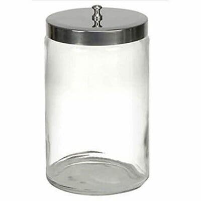 7x4 1/4 Unlabeled Glass Sundry Jar