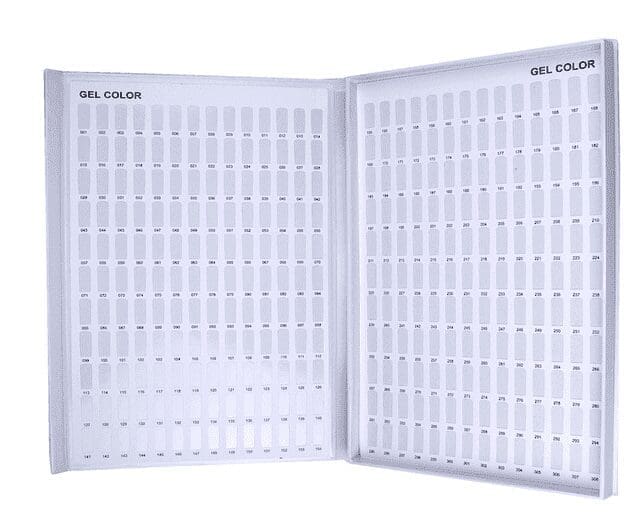 Gel Color Card Book (Medium)