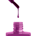 A bottle of apres Gel Color Jelly is being dripped.