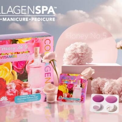 Collagen Spa 4 Step Pedi Tray - 24 Trays/Box