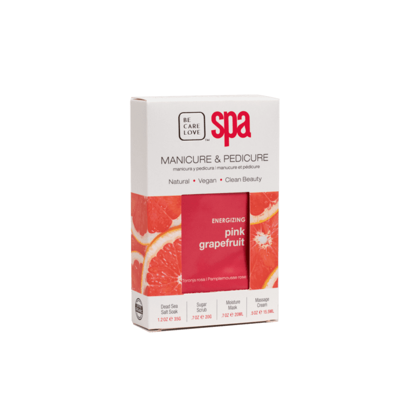 BCL Spa Manicure & Pedicure 4-Step System Single Box featuring mandarin and grapefruit.