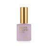A bottle of Apres Light & Shadow Sheer Gel Collection 10ml nail polish in the shade "Purple Moon," featuring a gold cap and a lavender-colored bottle.