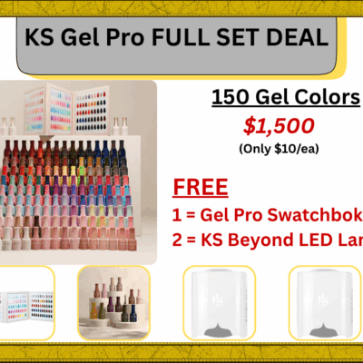 Gel Pro HEMA-Free Gel Polish Collection – Full Set of 150 Colors + Swatchbook + 2 LED Lamps