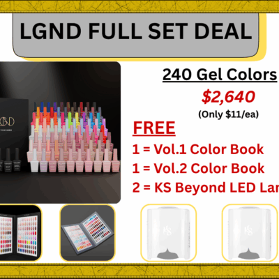 Chaun Legend – Gel Polish Full Set | 240 Colors + Swatch Books + LED Lamps (0.5oz each)